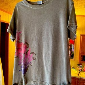 Vintage chocolate dyed Tshirt